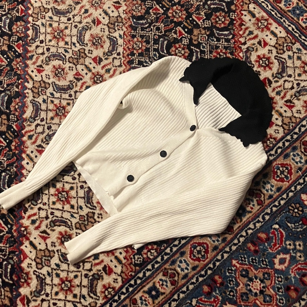 cropped cardigan